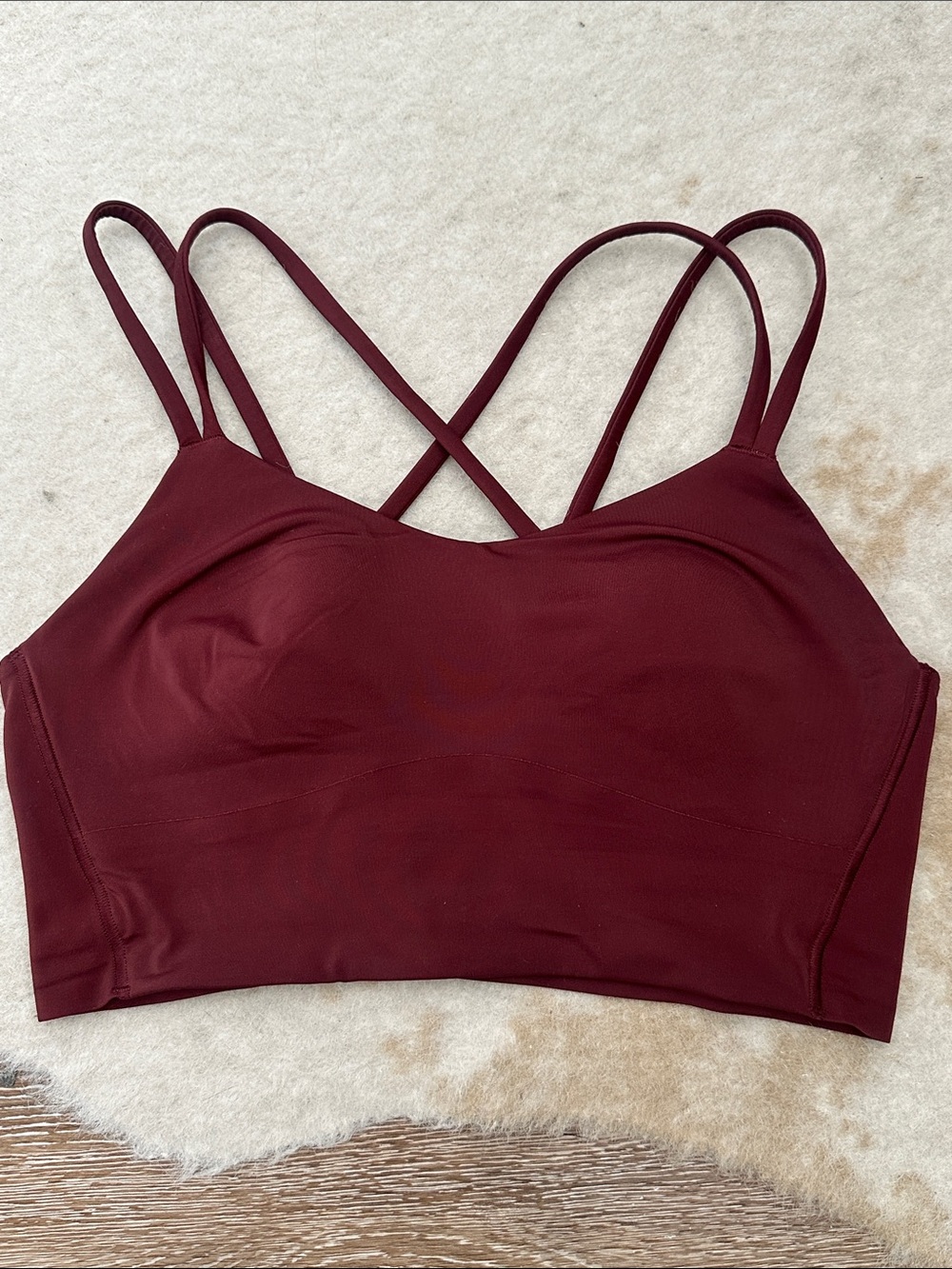 Women's Lululemon Sports Bra - Burgundy